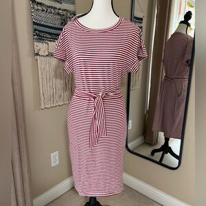 NWT striped t-shirt dress w/pockets
